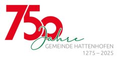 Logo 750 Jahre Gemeinde Hattenhofen 1275 - 2025